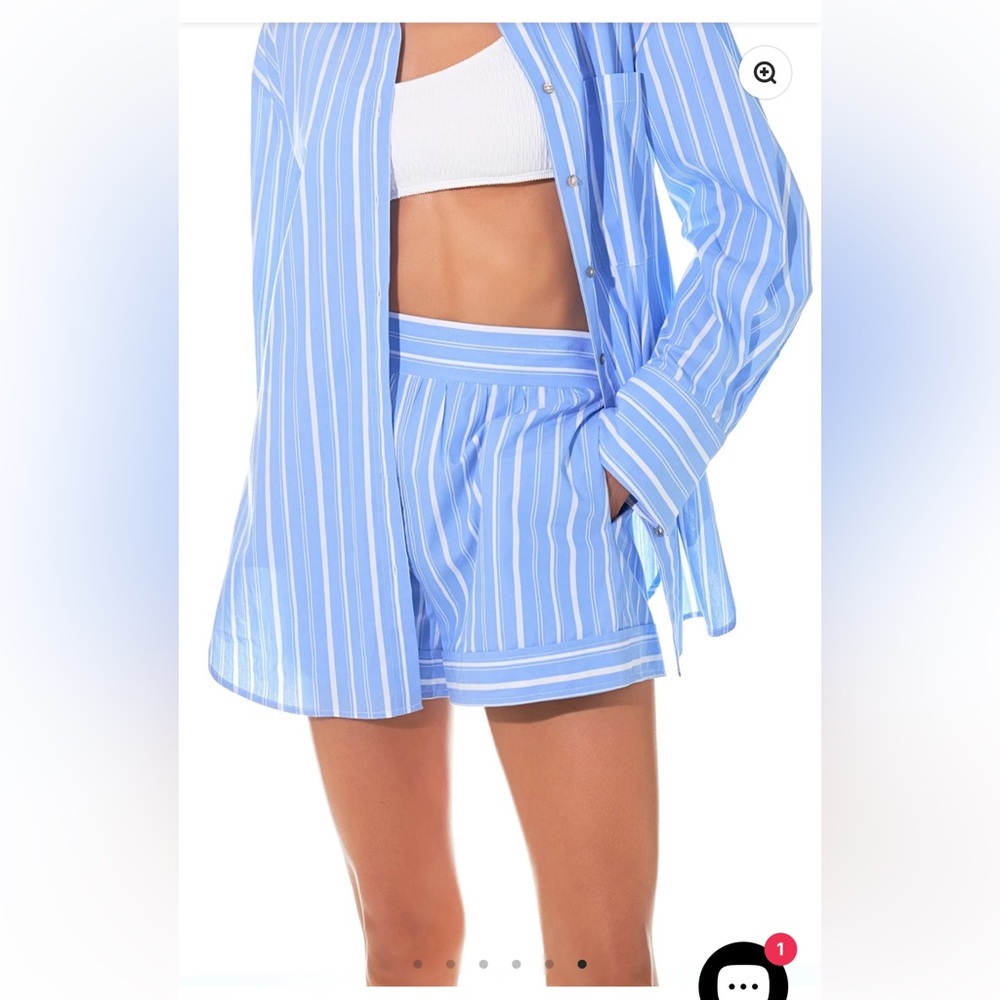 Grey Lab STRIPED BALLOON SHORTS